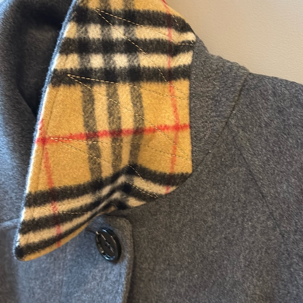 Barely worn Burberry cashmere coat